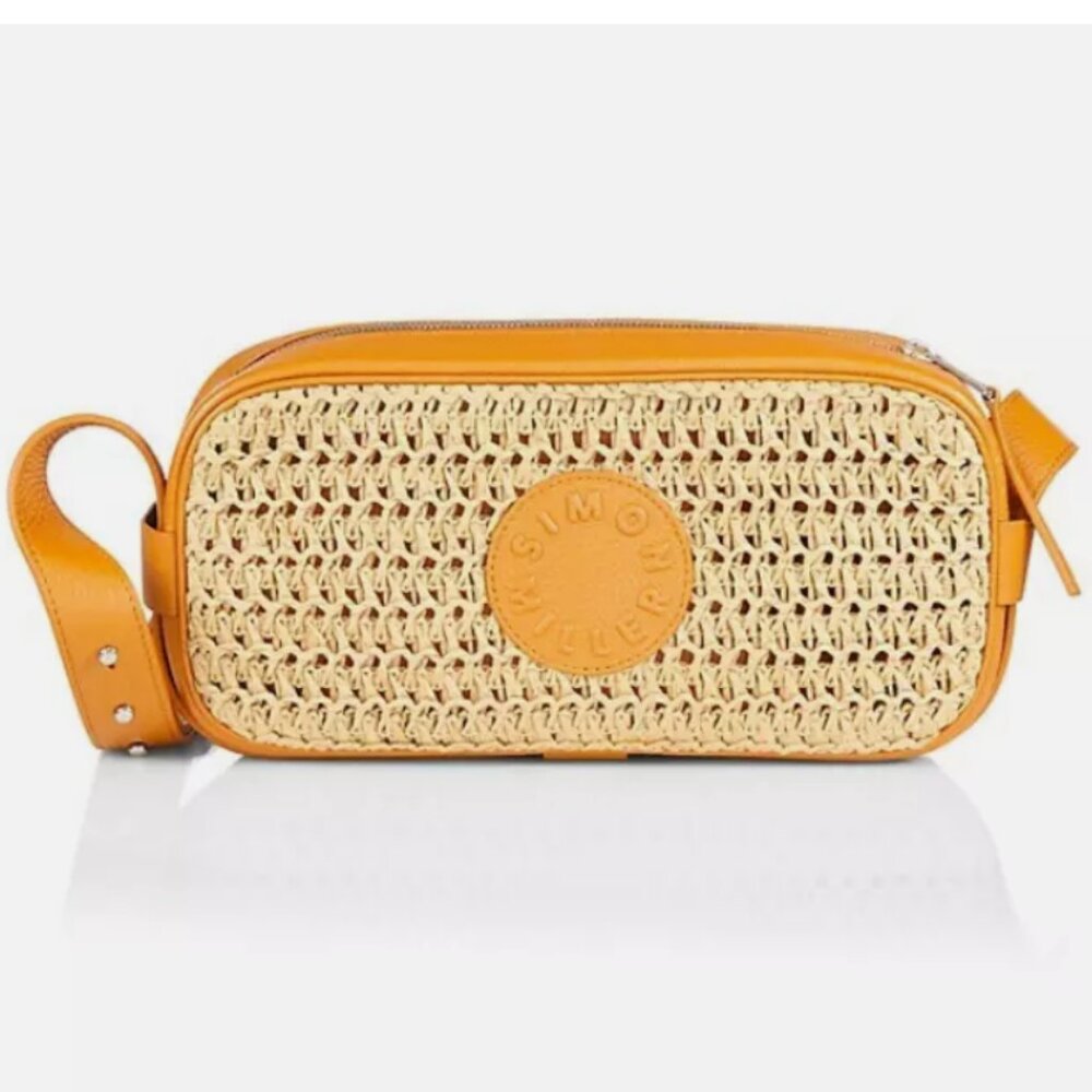 Simon Miller Yellow and Tan Woven Bag